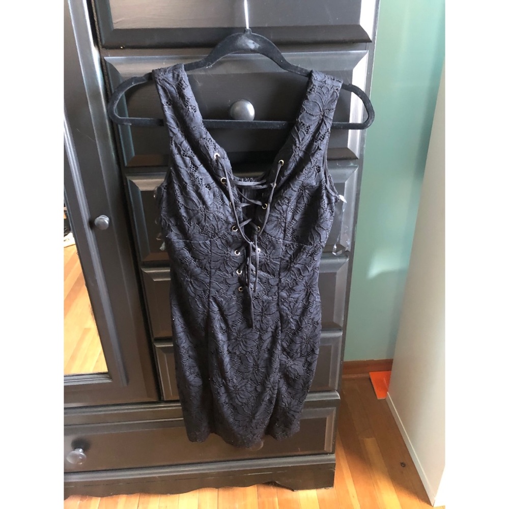 Lacey black dress